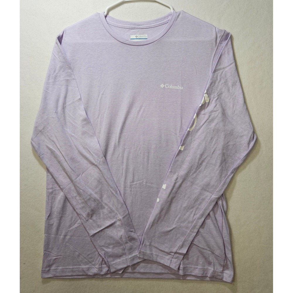 Columbia Men's Thistletown Hills Long Sleeve Tee, Purple Tint Heather, Size MD